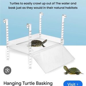 Clear Hanging Turtle Basking Platform